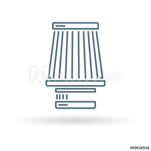 500x500 Cone Filter Induction Kit Icon Performance Car Air Intake Sign