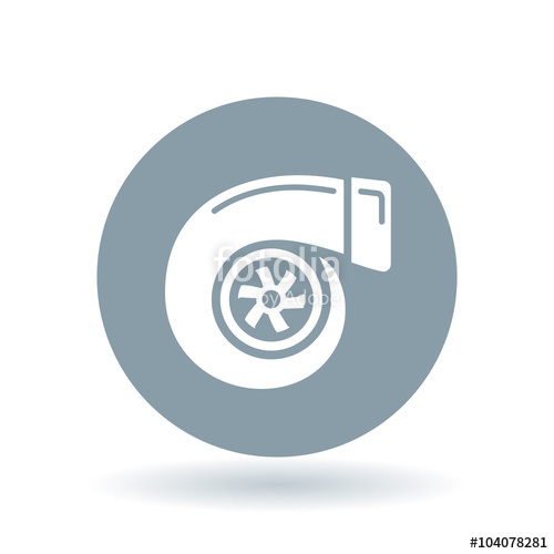 500x500 Vehicle Performance Turbo Icon Car Turbocharger Sign Performance