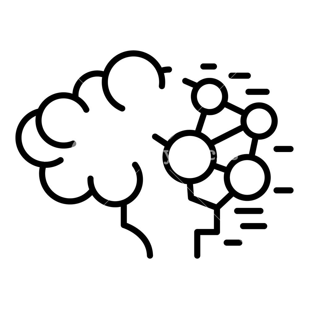 1000x1000 Artificial Intelligence Icon Outline Artificial Intelligence