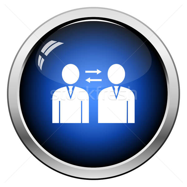 600x600 Corporate Interaction Icon Vector Illustration Pavel Konovalov