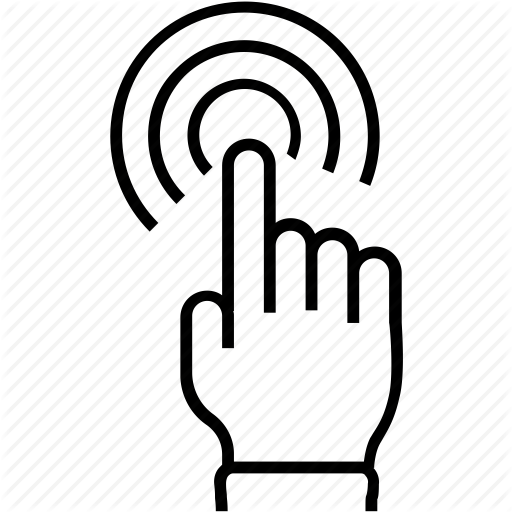 512x512 Click, Cursor, Hand Gesture, Interaction, User Interaction Icon