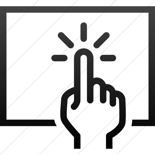 512x512 Iconsetc Simple Black Gradient Iconathon Interactive Exhibit Icon
