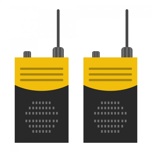 640x640 Walkie Talkie Vector Icon, Intercom Icon, Transceiver Icon, Walkie