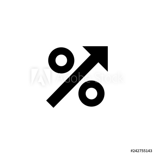 500x500 Interest Icon Vector Interest Vector Graphic Illustration