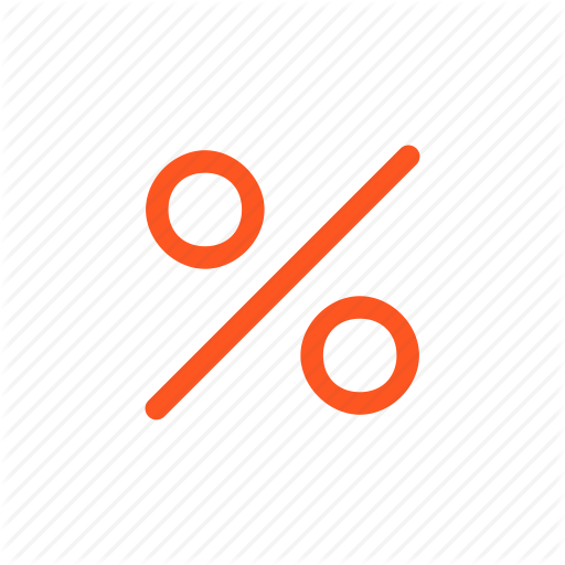 512x512 Discounts, Interest, Interest Rate, Mortgage Rate Icon