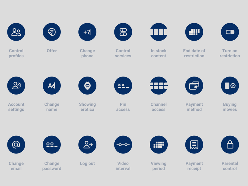 800x600 Icon Set For Smart Tv Interface Sketch Freebie