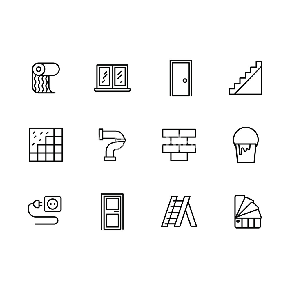 1000x1000 Simple Set Home Repair, Decoration Materials And Interior Design