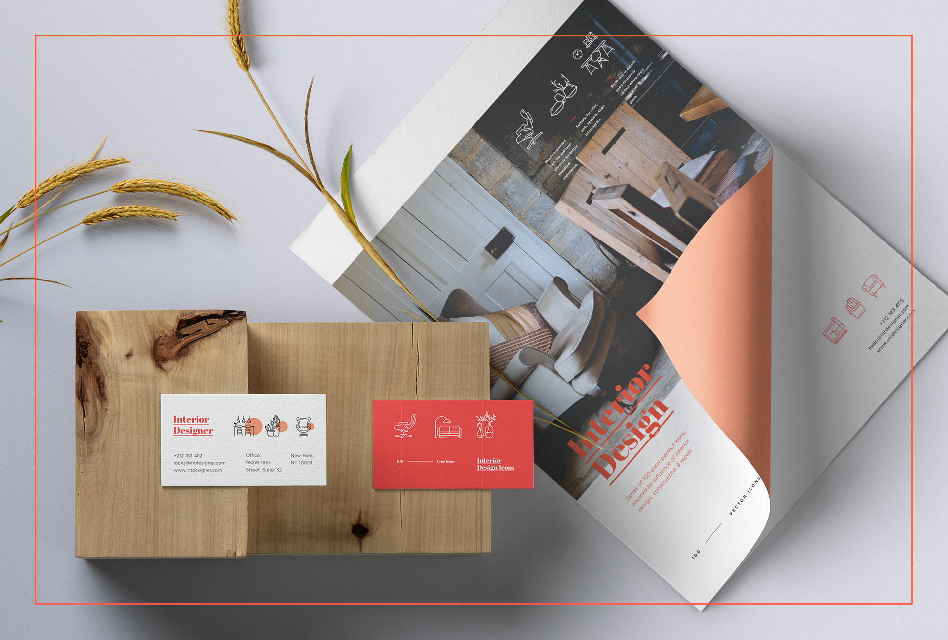 Interior Design Line Icon Set On Behance 1920x1296 Interior Design Line Icon Set On Behance