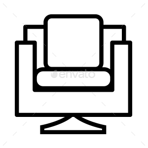 300x300 Furniture Interior Design Icon Pack