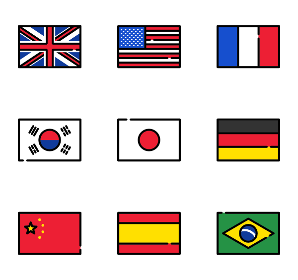 600x564 Flag Icons Vector Clipart Images Gallery For Free Download