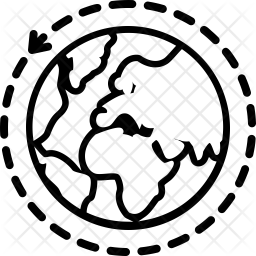 256x256 International Tour Icon Of Line Style