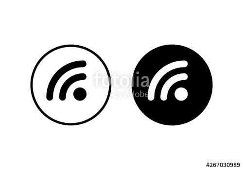 500x350 Wifi Icon Vector Signal Vector Icon Wireless And Wifi Icon