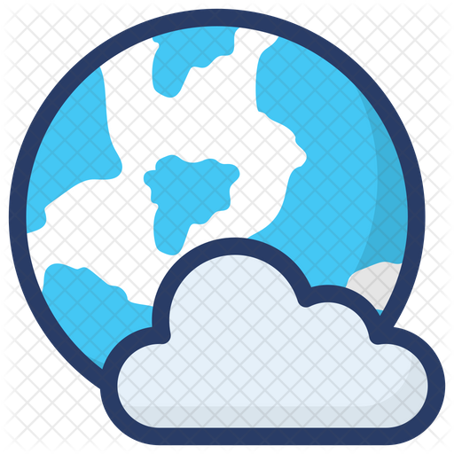512x512 Internet Cloud Icon Of Colored Outline Style