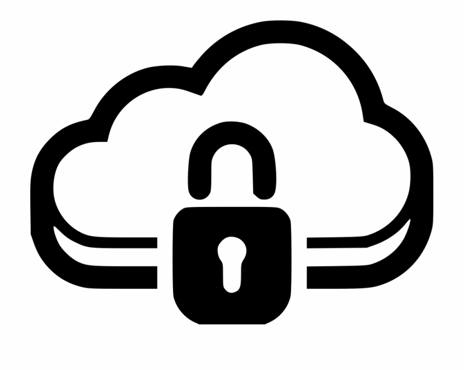 920x733 Black And White Stock Cloud Encrypted Connection