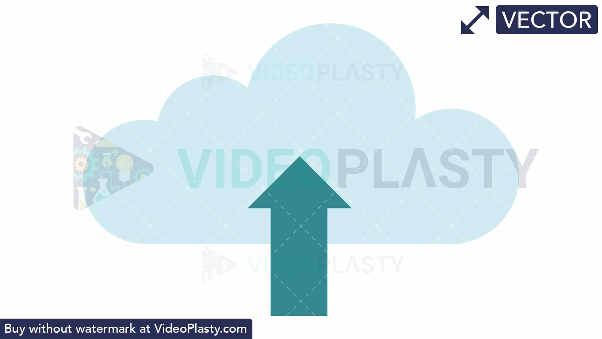 1920x1080 Upload To Cloud Icon