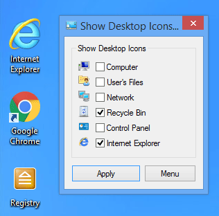 316x312 Show Desktop Icons