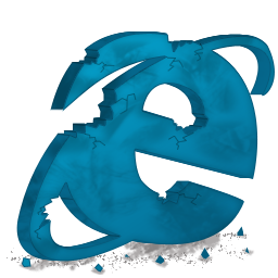 256x256 Destroy, Ie, Internet Explorer Icon