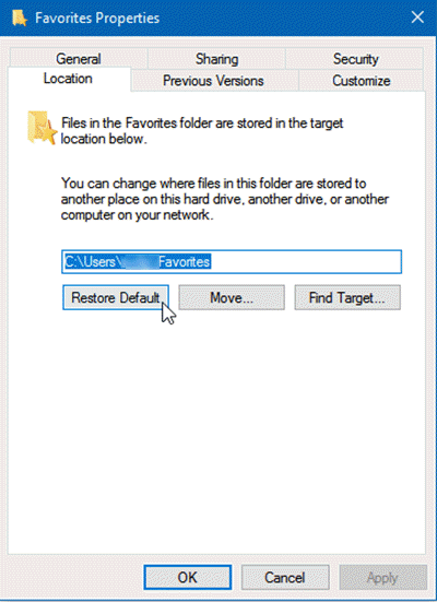 Favorites Missing Or Disappeared In Internet Explorer On Windows 400x551 Favorites Missing Or Disappeared In Internet Explorer On Windows