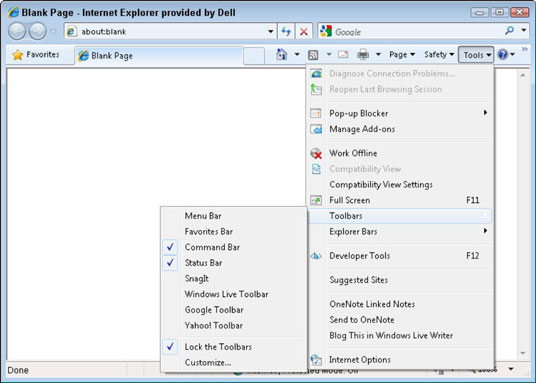 536x383 How To Manage Toolbars In Internet Explorer