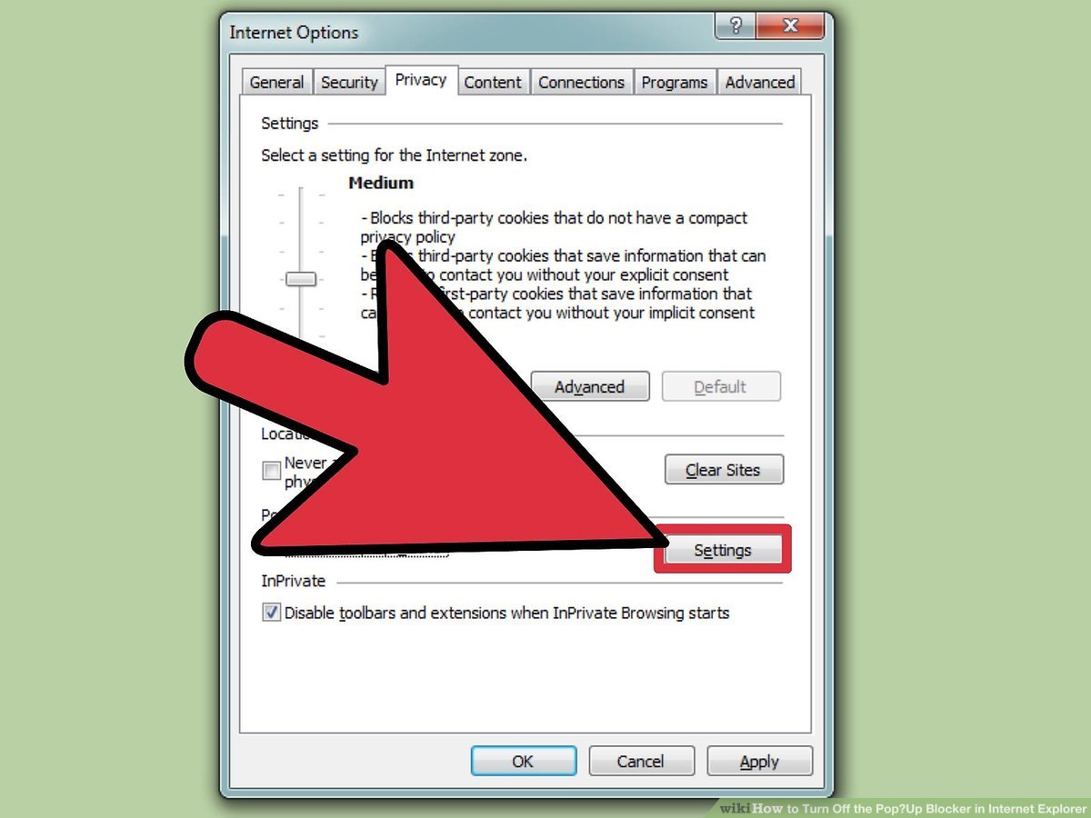 1200x900 How To Turn Off The Blocker In Internet Explorer Steps