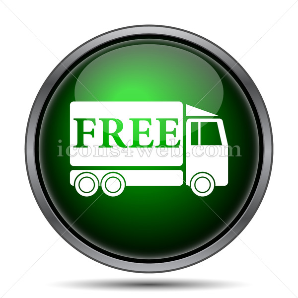 600x600 Free Delivery Truck Internet Icon