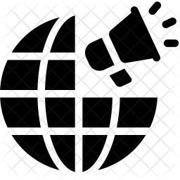 Online Marketing Icon Of Glyph Style 256x256 Online Marketing Icon Of Glyph Style