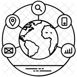 256x256 Internet Of Things Icon Of Line Style