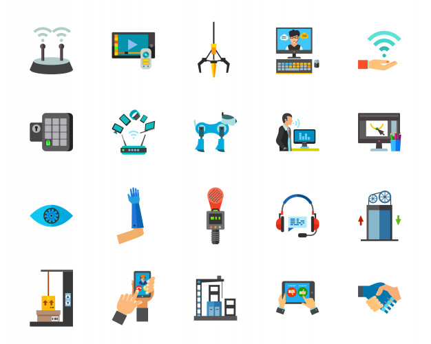 626x500 Internet Of Things Icon Set Vector Free Download