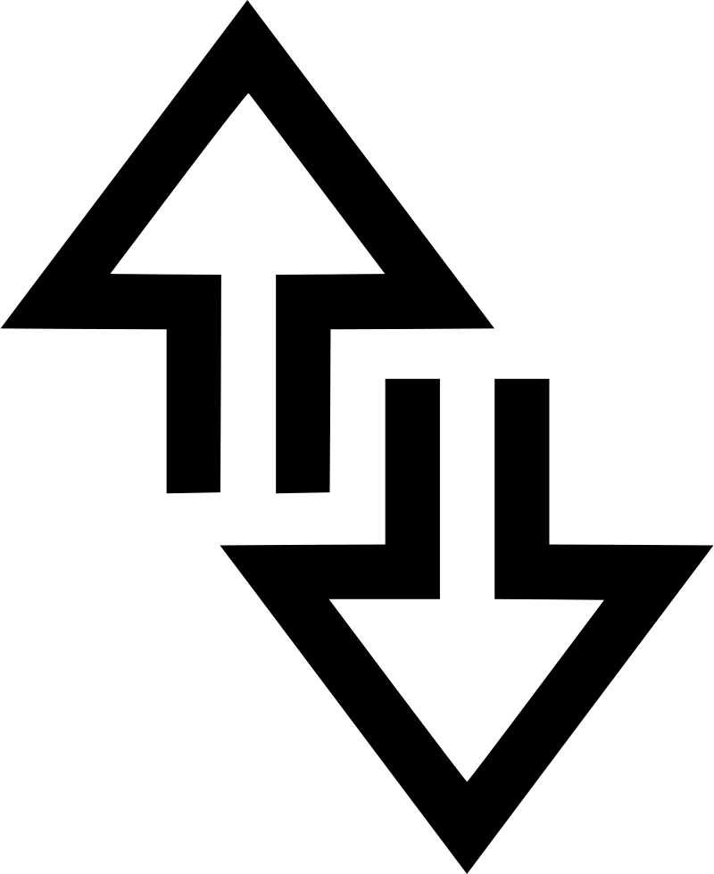 800x980 Data Network Internet Edge Up Down Arrow Png Icon Free