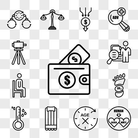 450x450 Set Of Transparent Icons Such As Affordability, Interracial