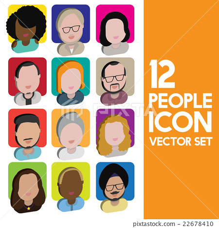450x468 Diversity Interracial Community People Flat Design Icons Concept
