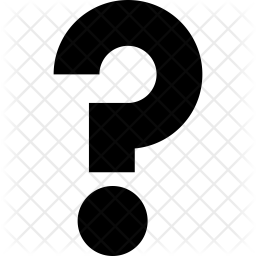 256x256 Interrogation Icon Of Glyph Style