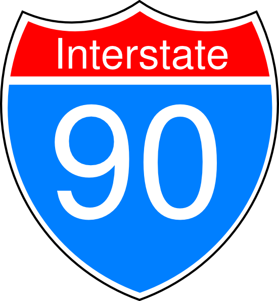 552x596 Interstate Sign Clip Art