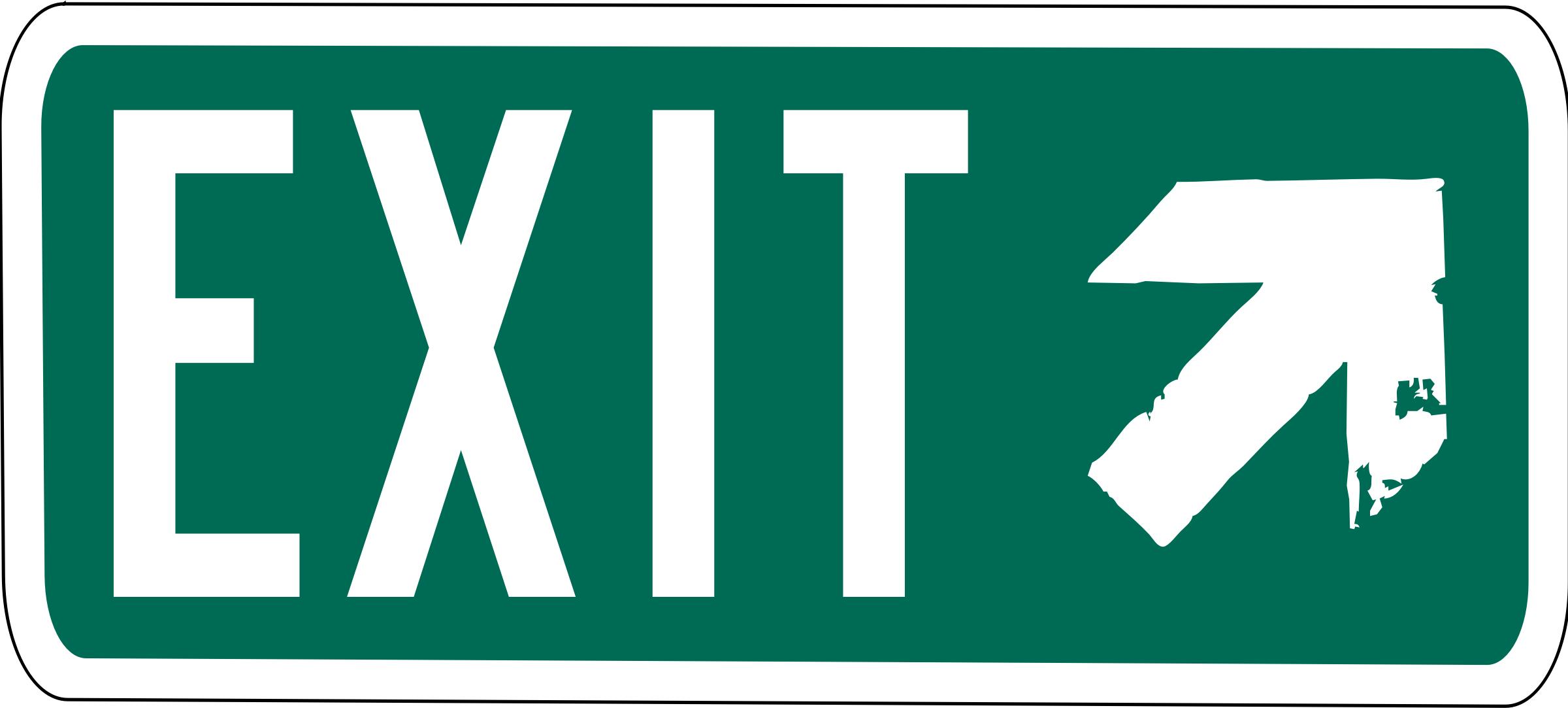 2400x1083 Interstate Exit Icons Png