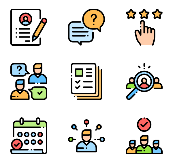 Interview Icon Packs 600x564 Interview Icon Packs