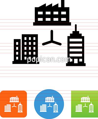 400x486 Corporate Intranet Network Icon