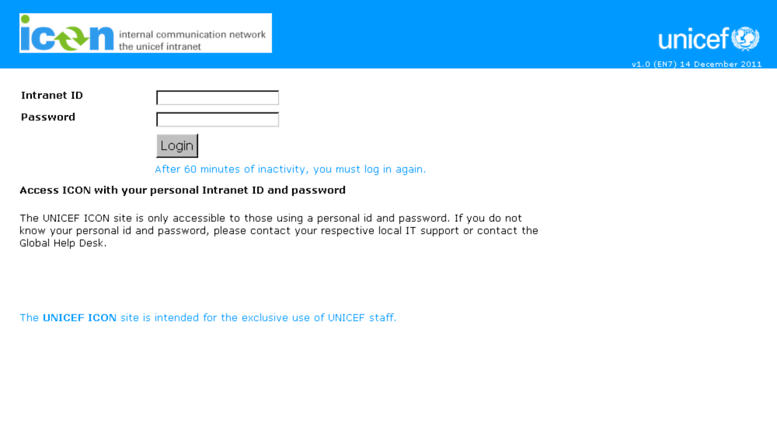 777x423 Access Unicef Intranet