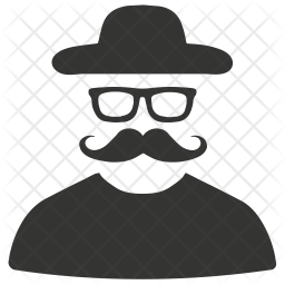 256x256 Cyber Intruder Icon Of Glyph Style