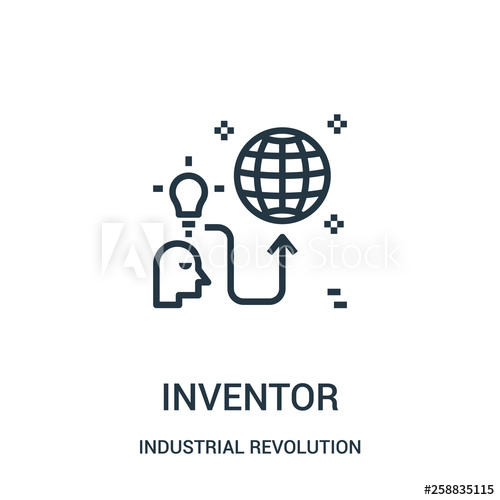Inventor Icon Vector From Industrial Revolution Collection Thin 500x500 Inventor Icon Vector From Industrial Revolution Collection Thin