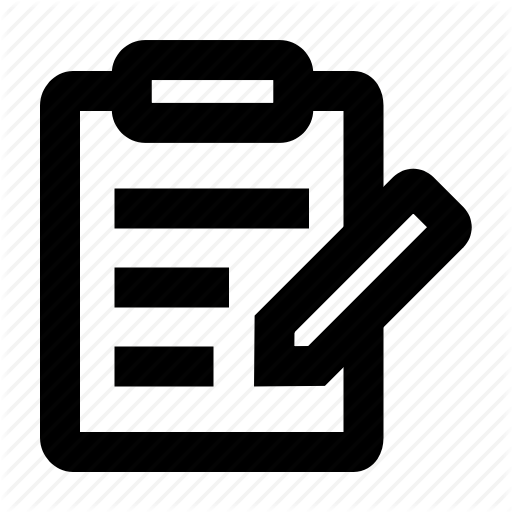 512x512 Clipboard, Inventory, Note, Notedown, Report, Write Icon