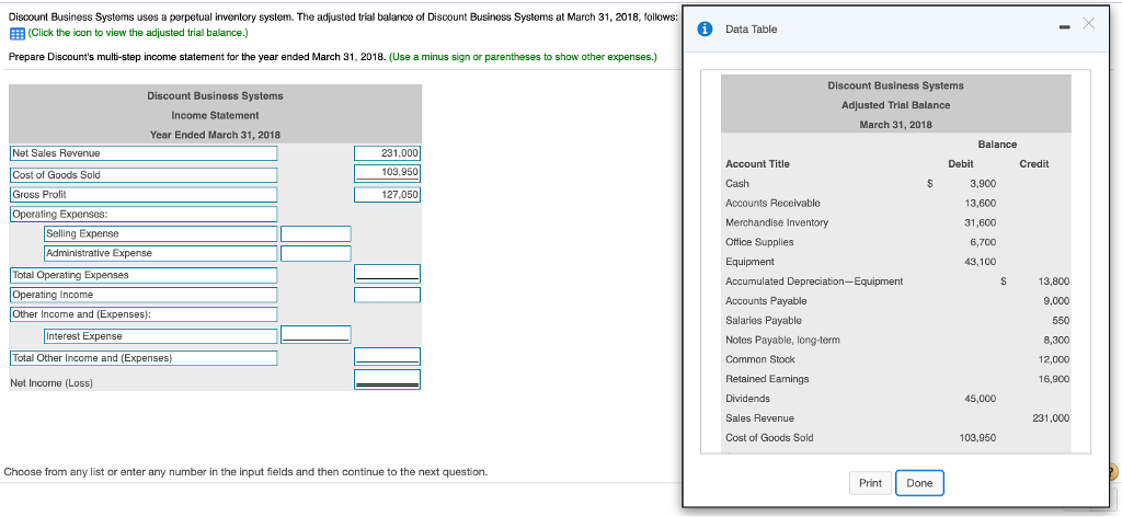 1024x472 Solved Discount Business Systems Uses A Perpetual Invento