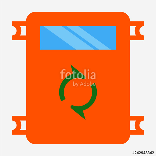 500x500 Flat Inverter Pixel Perfect Vector Icon Stock Image And Royalty