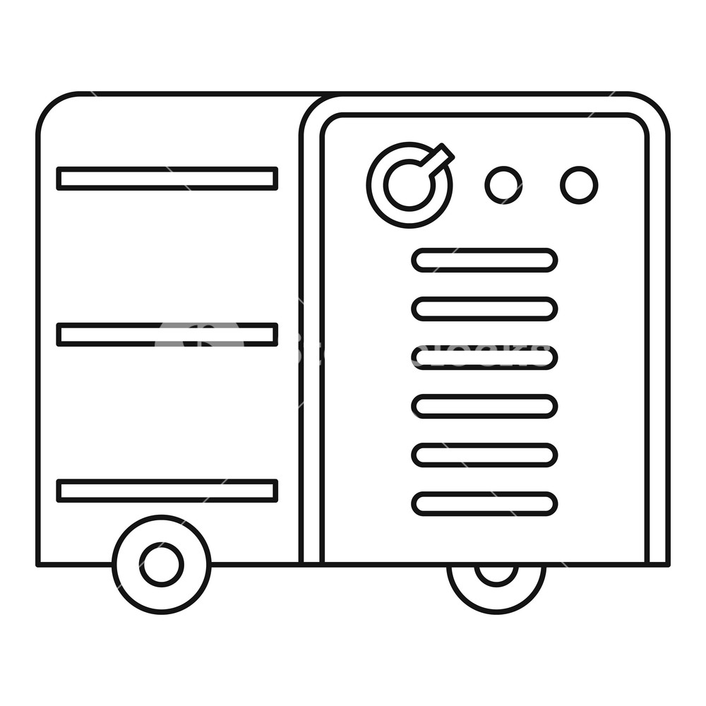 1000x1000 Inverter Welding Machine Icon In Outline Style Isolated