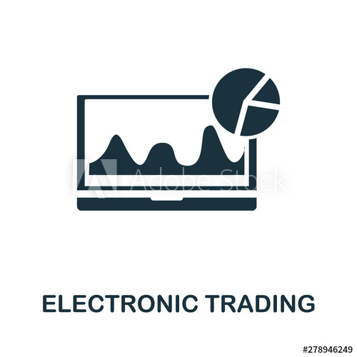 500x500 Electronic Trading Icon Symbol Creative Sign From Investment