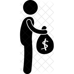 256x256 Investor Icon Of Glyph Style