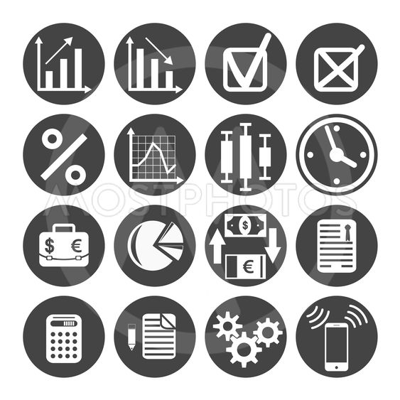 563x563 Investor Icon Set