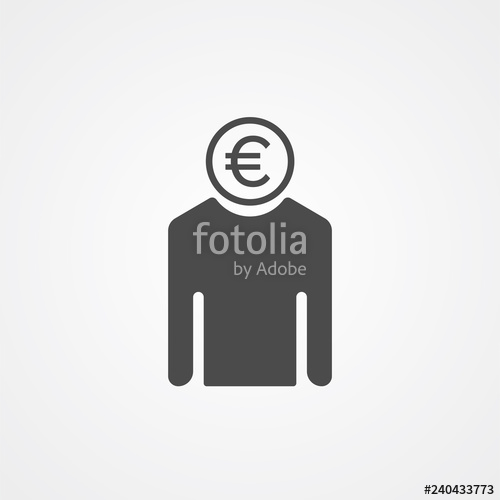 500x500 Investor Vector Icon Sign Symbol Stock Image And Royalty Free