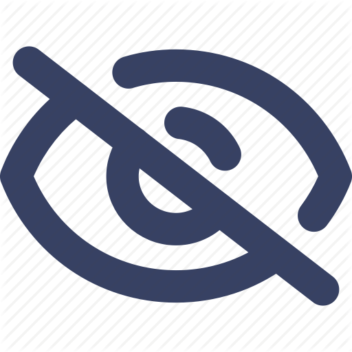 512x512 App, Blind, Eye, Hide, Invisible, Ui, Web Icon
