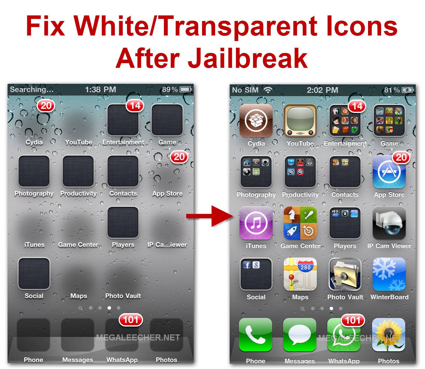 1462x1268 Fixing Transparent App Icons After Jailbreaking Apple Iphone