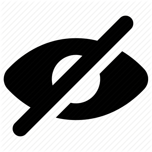 512x512 Hidden, Hide, Invisible Icon